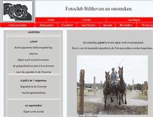 Tablet Screenshot of fotoclubbilthoven.nl